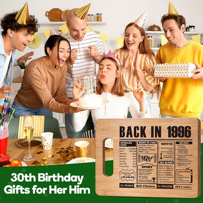 70th Birthday Gifts for Women Men, 70 Year Old Birthday Gifts Woman Man,70 Years Gifts for Mom Dad Grandparents Wedding Anniversary, Back In 1956 70s Birthday Decorations Bamboo Cutting Board