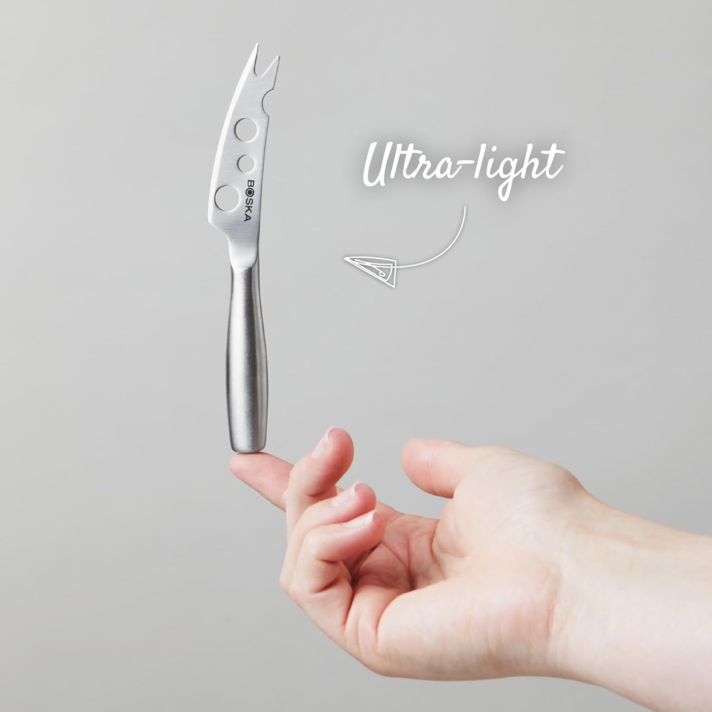 Stainless Steel Cheese 4 Knife Set - Mini Copenhagen Knives for All Types of Cheese - Silver Non-Stick - Dishwasher Safe - for Kitchen Cooking