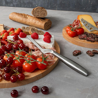 Stainless Steel Cheese 4 Knife Set - Mini Copenhagen Knives for All Types of Cheese - Silver Non-Stick - Dishwasher Safe - for Kitchen Cooking