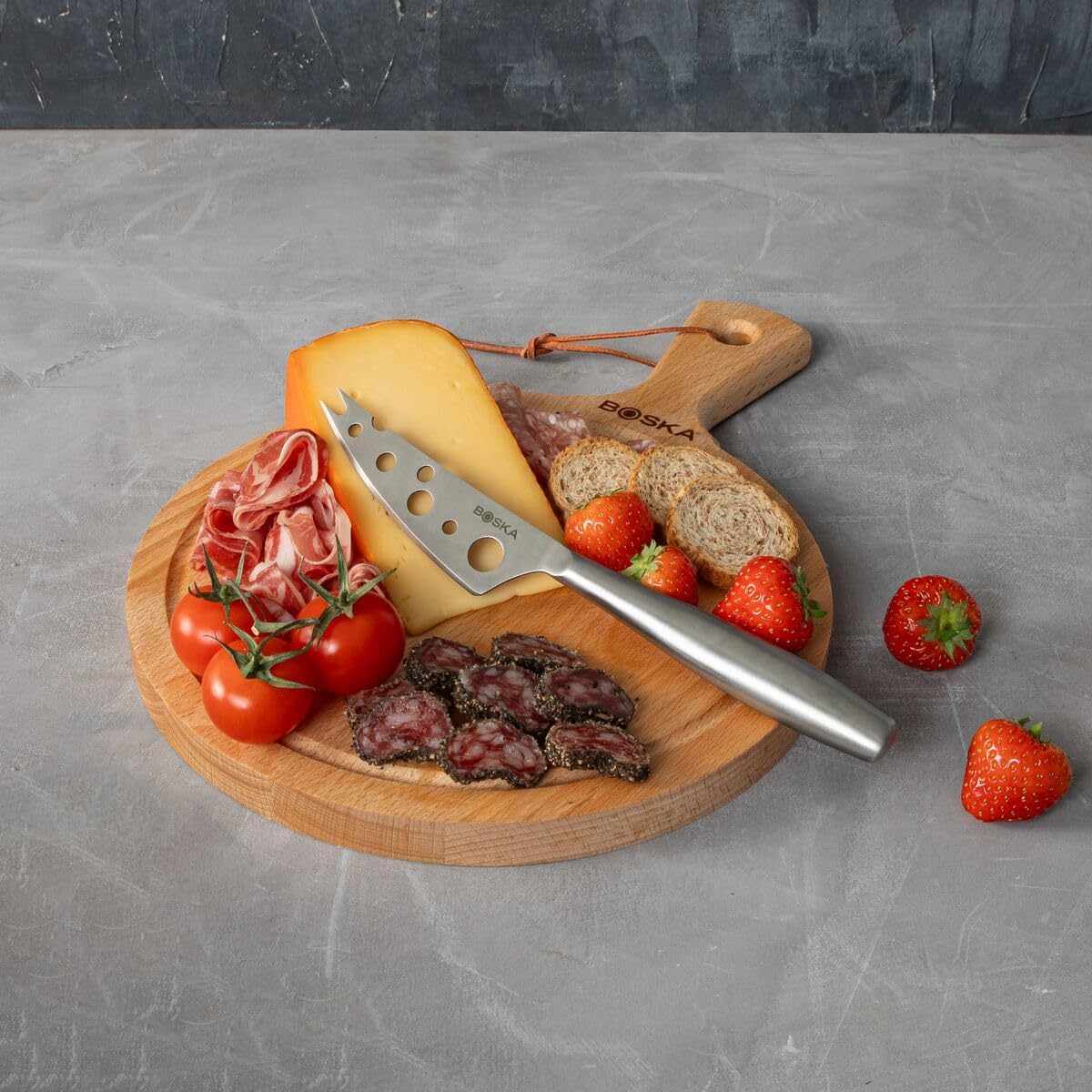 Stainless Steel Cheese 4 Knife Set - Mini Copenhagen Knives for All Types of Cheese - Silver Non-Stick - Dishwasher Safe - for Kitchen Cooking