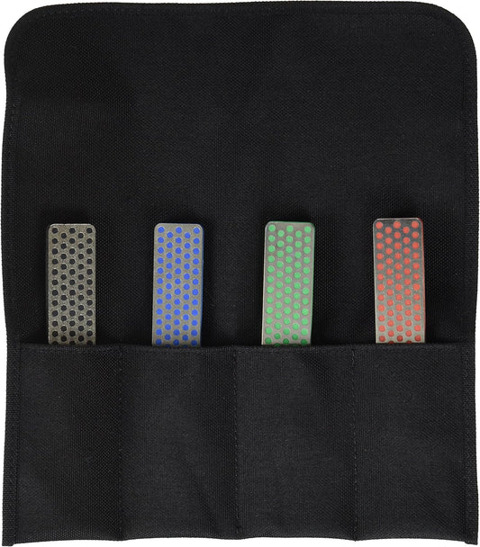 Diamond Machining Technology (DMT) W4K Mini Diamond Knife Sharpener Whetstone Set, 4 Pack
