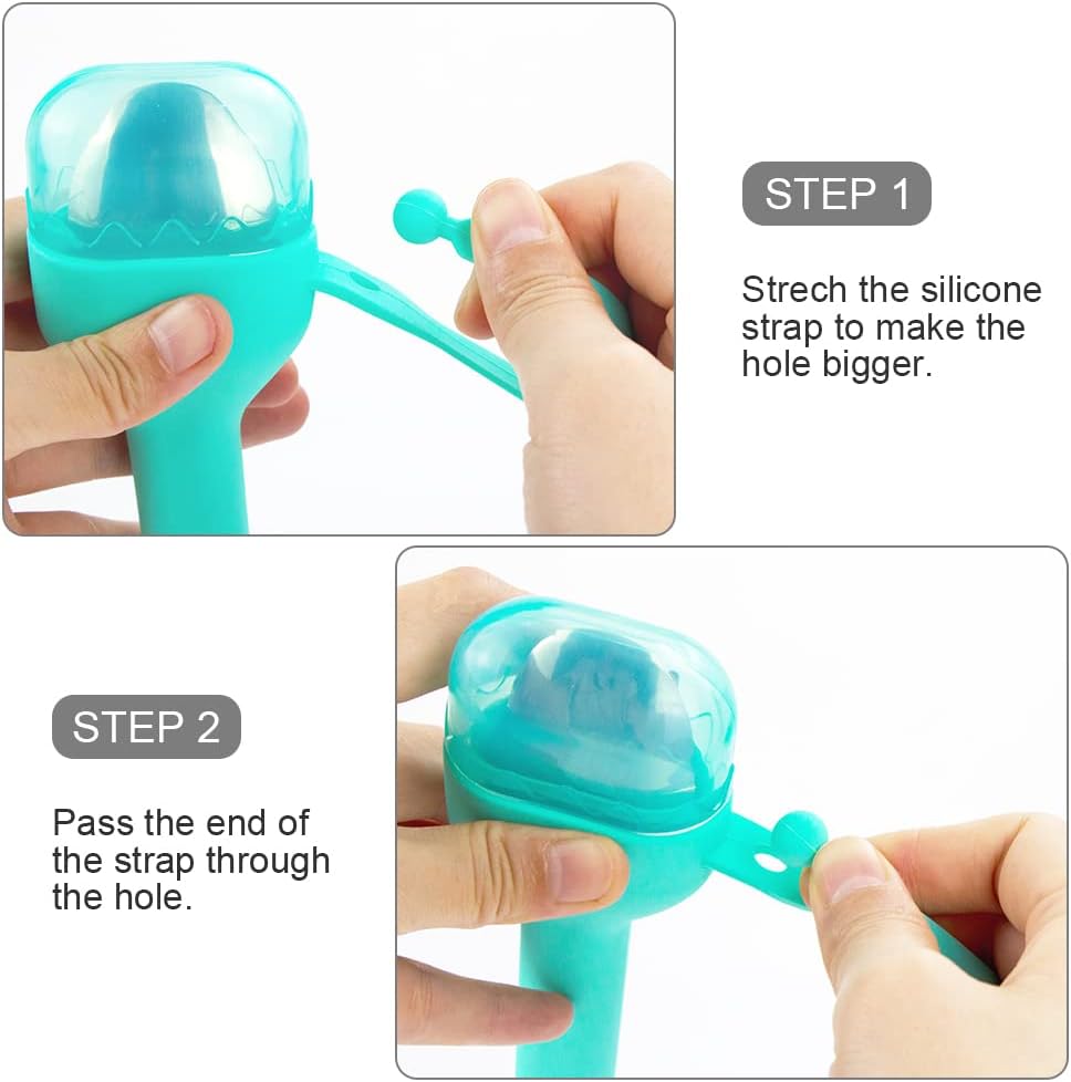 Stainless Steel Utensil Set w/Silicone Case for Camping/Kids Lunch