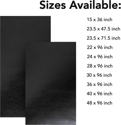 Work Bench Mat - 15” X 36” X 0.06" Scratch-Resistant PVC Mats - Protect Your Workbench, Table, or Tool Station from Painting, Woodworking, Crafting, Building, & More, Black, Made in USA
