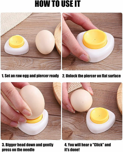 [Upgraded] 3 in 1 Egg Slicer with Metal Blades for Hard Boiled Eggs & Soft Fruits, Stainless Steel Hard Boiled Egg Cutter, Heavy Duty Strawberry Mushroom or Ham Slicer, Dishwasher Safe