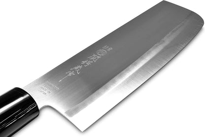 Japanese Paring Knife 4-Inch, High Carbon Stainless Steel Fruit Knife with Wooden Handle and Sheath, Small Utility Kitchen Knife for Peeling, Coring, Mincing, Made in Japan