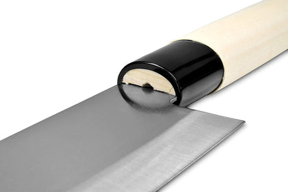 Japanese Paring Knife 4-Inch, High Carbon Stainless Steel Fruit Knife with Wooden Handle and Sheath, Small Utility Kitchen Knife for Peeling, Coring, Mincing, Made in Japan
