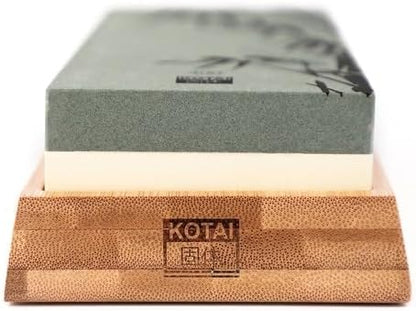 Dual-Grit Whetstone Kitchen Knife Sharpening Set | 180/800 Ceramic Stone | Precision Sharpening | Anti-Slip Base & Angle Guide | Pro-Grade Edge Restoration