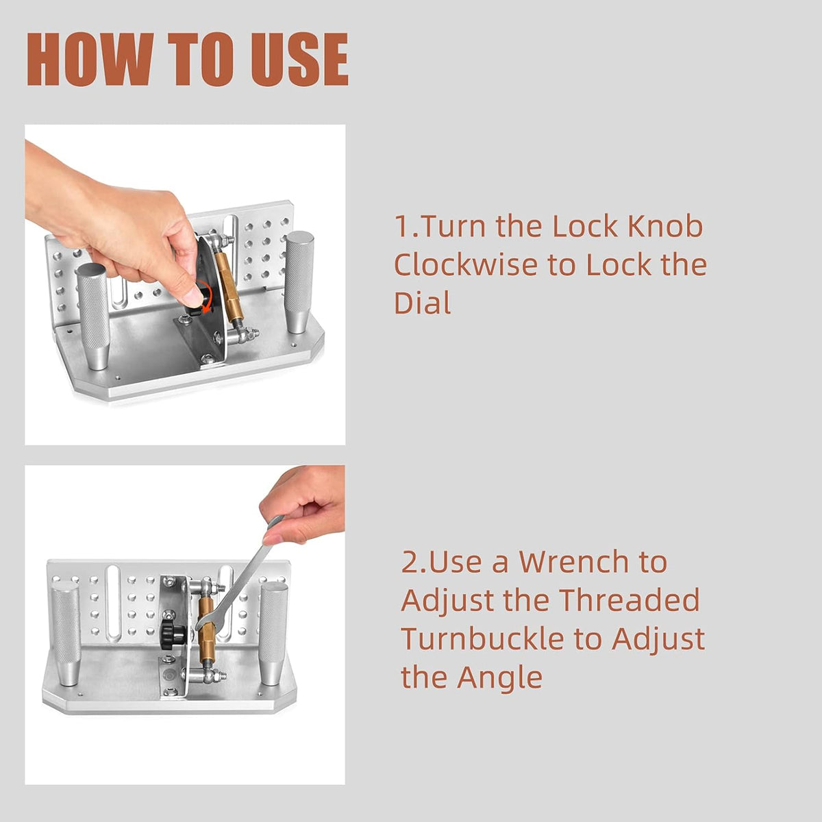 Belt Grinder Knife Jig, 7-3/4’’ Long Sharpening Locator Adjustable Angle, Belt Knife Sharpener Jig with Tool Rest, Knife Making Angle Grind Guide for Belt Sander Machine