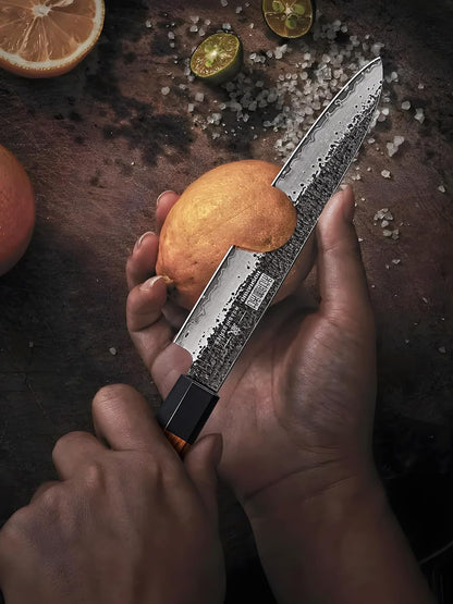 7 Inch Nakiri Knife, Ultra Sharp Meat Vegetable Cleaver Knife | Japanese High Carbon Steel Chopping Knife, Professional Asian Meat Vegetable Chef Knife with Ergonomic Rosewood Handle