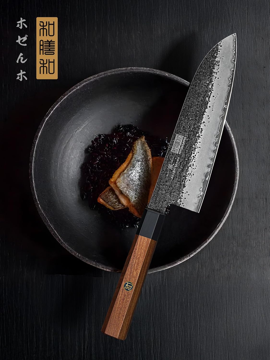 7 Inch Nakiri Knife, Ultra Sharp Meat Vegetable Cleaver Knife | Japanese High Carbon Steel Chopping Knife, Professional Asian Meat Vegetable Chef Knife with Ergonomic Rosewood Handle