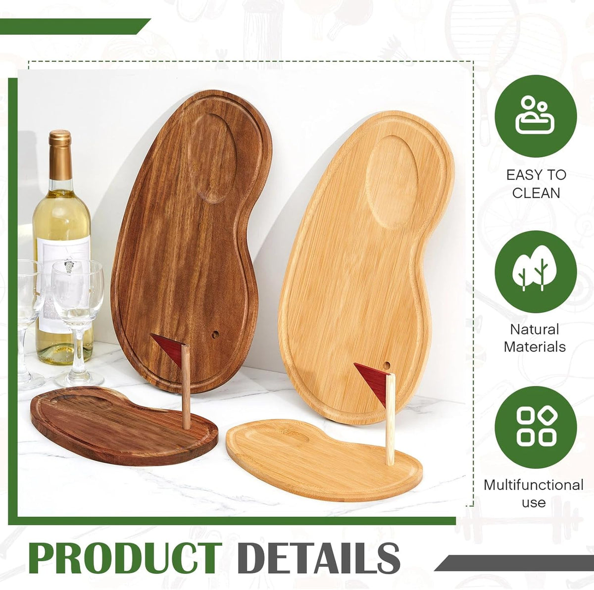 Golf Cheese Board Gift Set Father Day Gift for Dad Party Favor Prizes Charcuterie Wood Board with Knives and Box for Party Tournament Birthday Game(Carbonized Bamboo Wood, Golf)