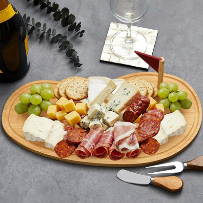 Golf Cheese Board Gift Set Father Day Gift for Dad Party Favor Prizes Charcuterie Wood Board with Knives and Box for Party Tournament Birthday Game(Carbonized Bamboo Wood, Golf)