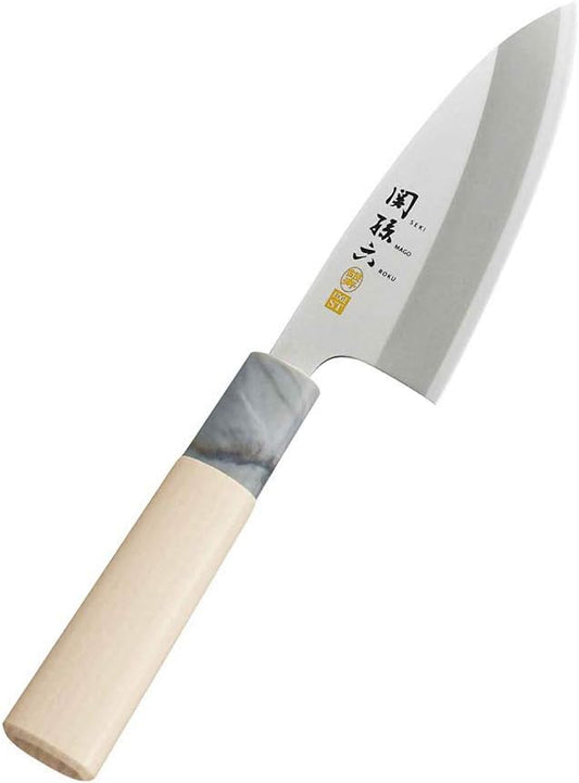 AK5060 Deba Knife Seki Magoroku Ginju, Stainless Steel, 4.1 inches (105 mm), Made in Japan, Easy to Clean