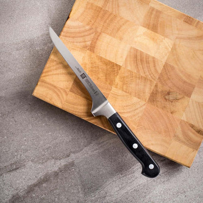 Professional S 5.5-inch Razor-Sharp German Flexible Boning Knife, Made in Company-Owned German Factory with Special Formula Steel perfected for almost 300 Years, Dishwasher Safe