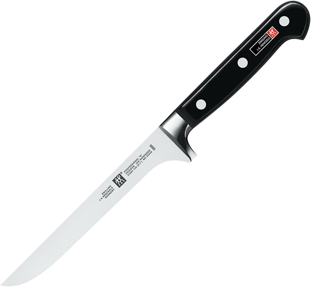Professional S 5.5-inch Razor-Sharp German Flexible Boning Knife, Made in Company-Owned German Factory with Special Formula Steel perfected for almost 300 Years, Dishwasher Safe
