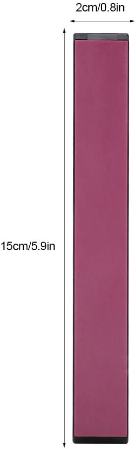 3000# Ruby Knife Sharpener Whetstone Sharpening Stone, Easy with Base, Compact and Stylish Design for Home Kitchen
