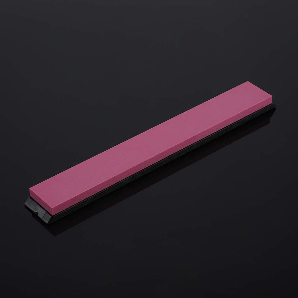 3000# Ruby Knife Sharpener Whetstone Sharpening Stone, Easy with Base, Compact and Stylish Design for Home Kitchen
