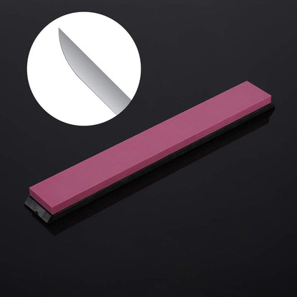 3000# Ruby Knife Sharpener Whetstone Sharpening Stone, Easy with Base, Compact and Stylish Design for Home Kitchen