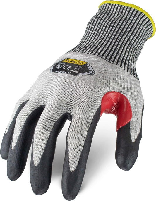 Ironclad Command Touchscreen Foam Nitrile Cut Resistant Glove; Foam Nitrile Coating, Touchscreen Infused Palm, A6 Cut Resistant, Sized XS, S, M, L, XL, XXL (1 Pair), Medium