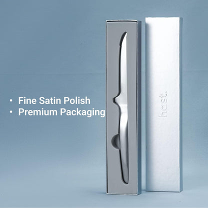 HAST 5-inch Boning Knife, Ultra-Sharp, Professional Fillet Knife, Japanse Carbon Steel, Sleek Design, Ergonomic, Lightweight, Minimalist Kitchen Décor, Premium Gift Box