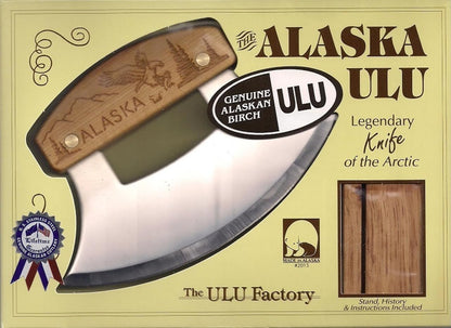 Inupiat Birch Alaska Cutlery Ulu Knife Eagle Flight Mountains