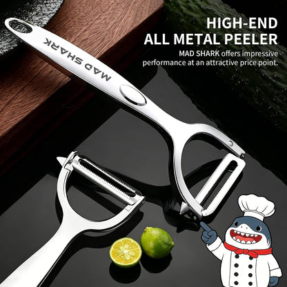 Vegetable Peeler,Ultra Sharp Y Serrated Blade Peelers for Kitchen