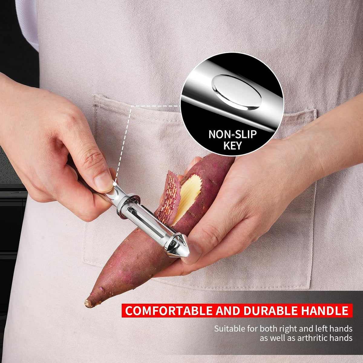 Vegetable Peeler,Ultra Sharp Y Serrated Blade Peelers for Kitchen