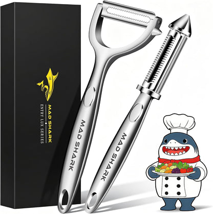 Vegetable Peeler,Ultra Sharp Y Serrated Blade Peelers for Kitchen