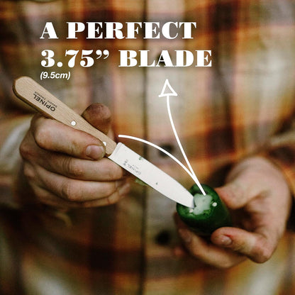 No. 112 Essential Paring Knife, Plain Edge, Hornbeam Wood (Purple)