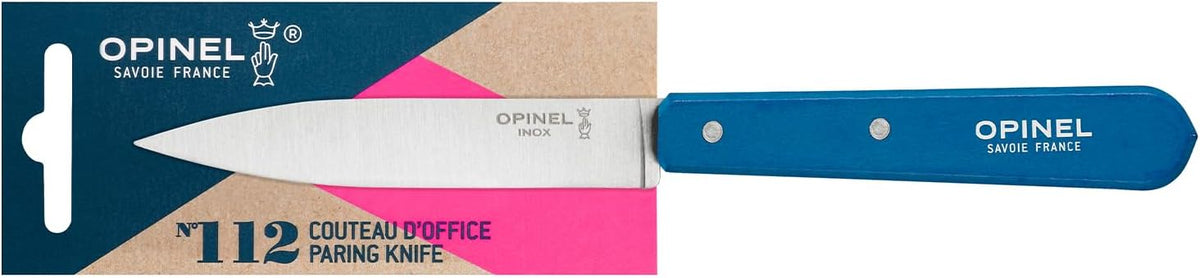 No. 112 Essential Paring Knife, Plain Edge, Hornbeam Wood (Purple)
