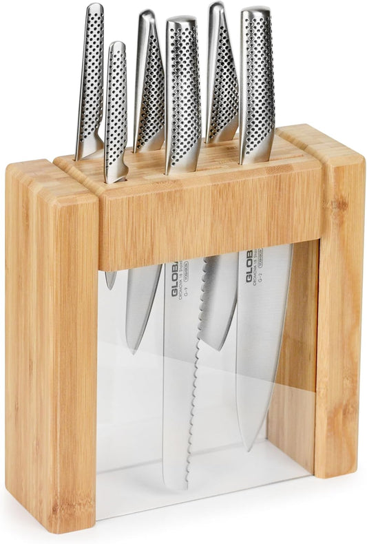 Global 7-piece Ikasu Knife Block Set