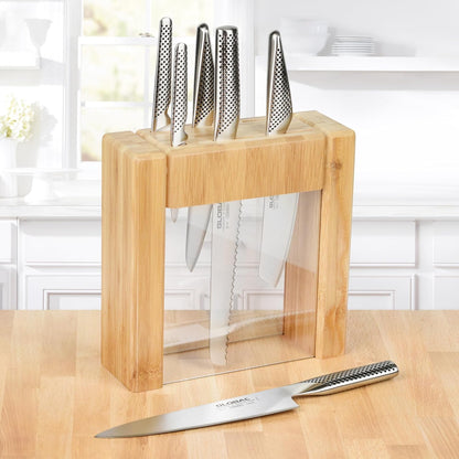 Global 7-piece Ikasu Knife Block Set