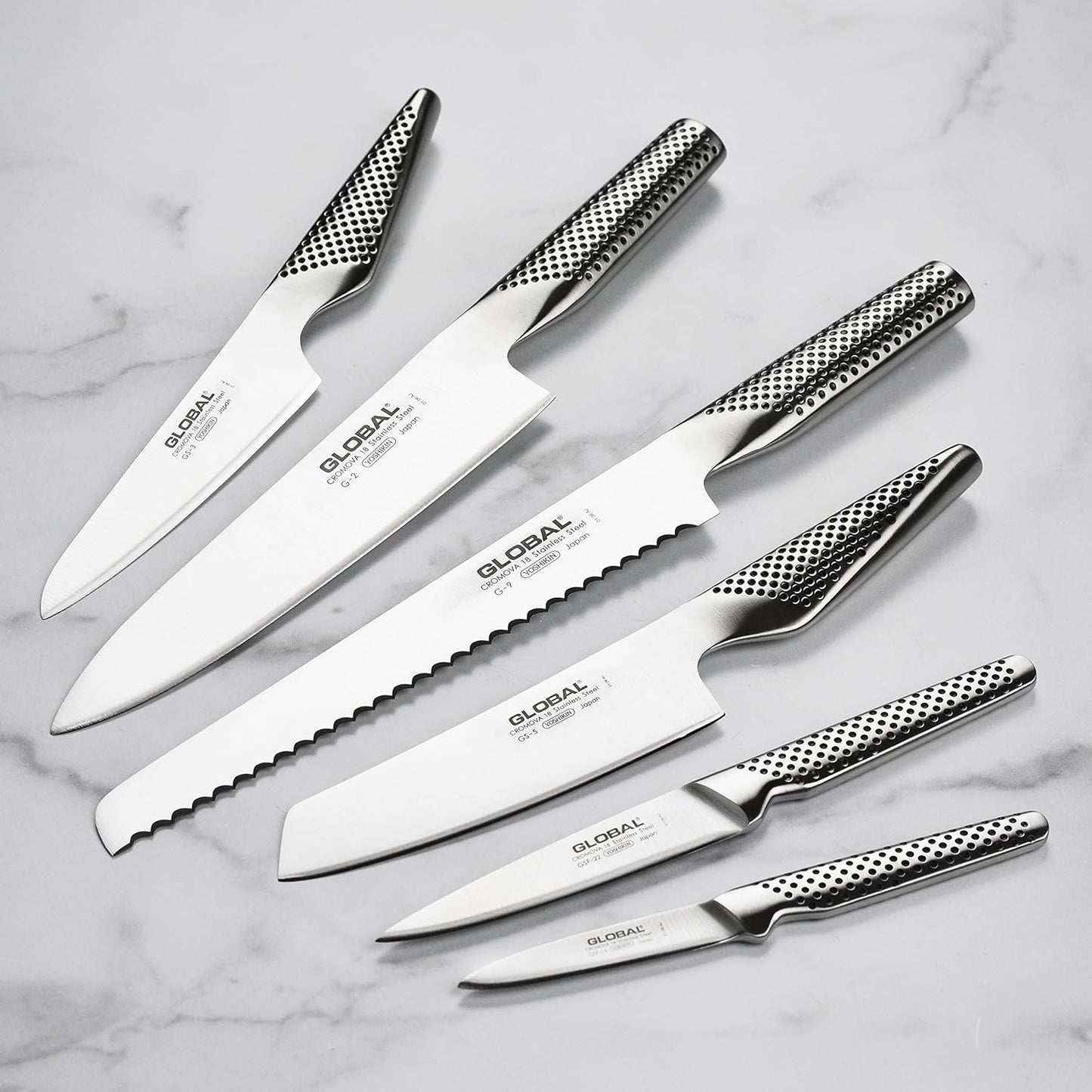 Global 7-piece Ikasu Knife Block Set