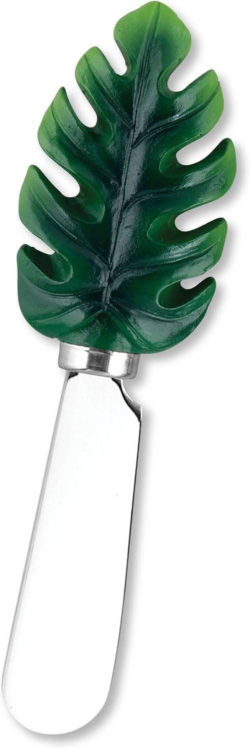 UP Ladybug Cheese Spreaders, Hand-Painted Resin Handles with Stainless Steel Blades for Spreading Cream Cheese, Butter, Jam, or Sandwich, Set of 4
