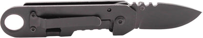 EDC Pocket Knife - Compact Every Day Carry Tactical Pocket Knife - 2.9" 8Cr13MoV Drop Point Partially Serrated Blade - Lightweight 3.2oz - Folding Knife