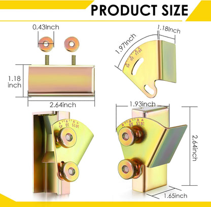 1 Pack Knife Sharpening Angle Guides for 1 x 30 Belt Sander | Away from belt use,Adjustable 10-45 degrees,Universal knife jig,Consistent sharpening angles,Heavy duty mental