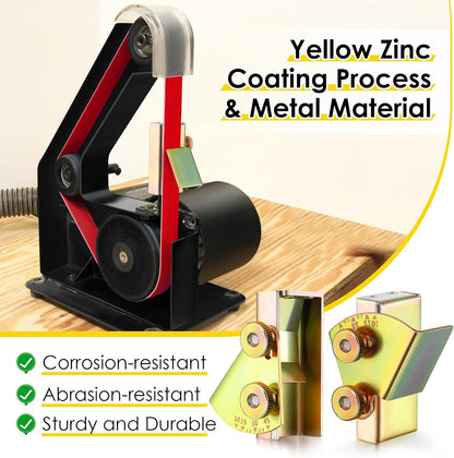 1 Pack Knife Sharpening Angle Guides for 1 x 30 Belt Sander | Away from belt use,Adjustable 10-45 degrees,Universal knife jig,Consistent sharpening angles,Heavy duty mental
