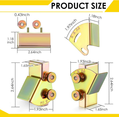 1 Pack Knife Sharpening Angle Guides for 1 x 30 Belt Sander | Away from belt use,Adjustable 10-45 degrees,Universal knife jig,Consistent sharpening angles,Heavy duty mental