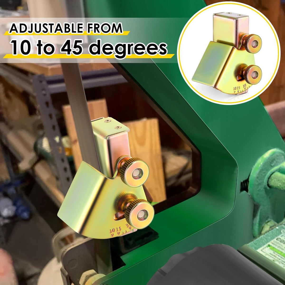 1 Pack Knife Sharpening Angle Guides for 1 x 30 Belt Sander | Away from belt use,Adjustable 10-45 degrees,Universal knife jig,Consistent sharpening angles,Heavy duty mental