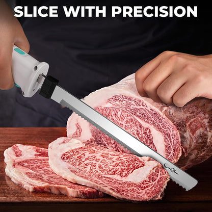 Cordless Electric Knife Set with Storage Case