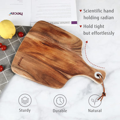 Cheese Board set of 3,a Acacia Wood Cheese Plate, a Knife, a Fork, Charcuterie Board Platter Slate Serving Set for Appetizer Birthdays, Weddings, Housewarming (Cheese board with 2 knives)