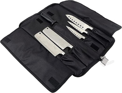 Chef’s Knife Roll Bag, Heavy Duty Oxford Chef Knife Bag, Portable 13 Slots Chef Knife Case, Multi-function Cutlery Knives Pouch Holder Knife Wrap Wallet Tool Roll