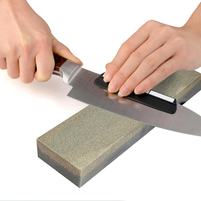 WANGSHIQ Whetstone Knife Sharpening Stone Dual Sided 240/360 Grit Professional Whetstone Sharpening Stone for Kitchen, Hunting,axe and Pocket Knives or Blades