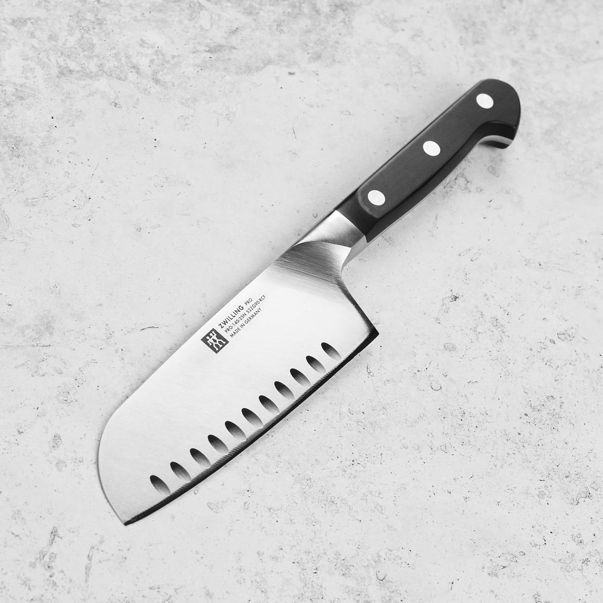 Pro 5.5" Hollow Edge Wide Santoku Knife