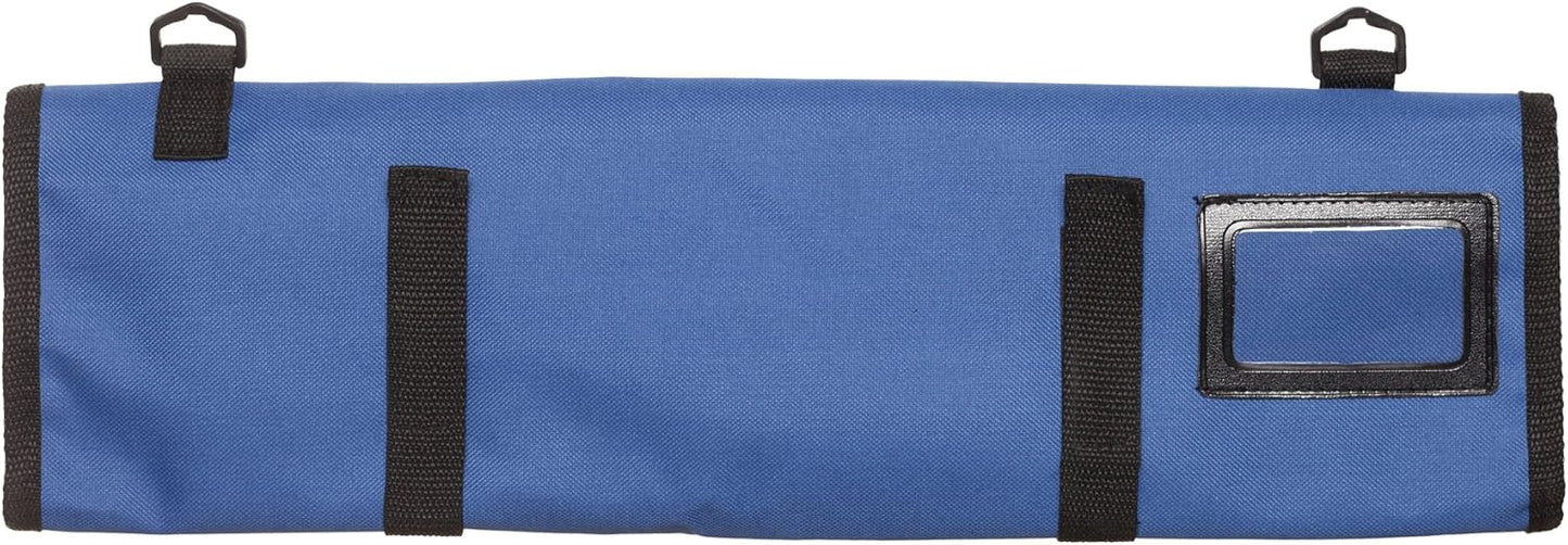 8 Pocket Roll Bag for Chef Knives, 1 Large Mesh Pocket for Kitchen Utensils, Durable Nylon-Polyester Blend, with Shoulder Strap (Camouflage)