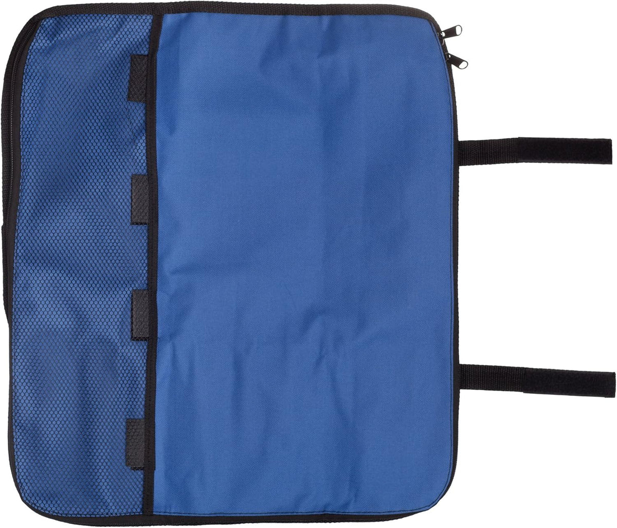 8 Pocket Roll Bag for Chef Knives, 1 Large Mesh Pocket for Kitchen Utensils, Durable Nylon-Polyester Blend, with Shoulder Strap (Camouflage)
