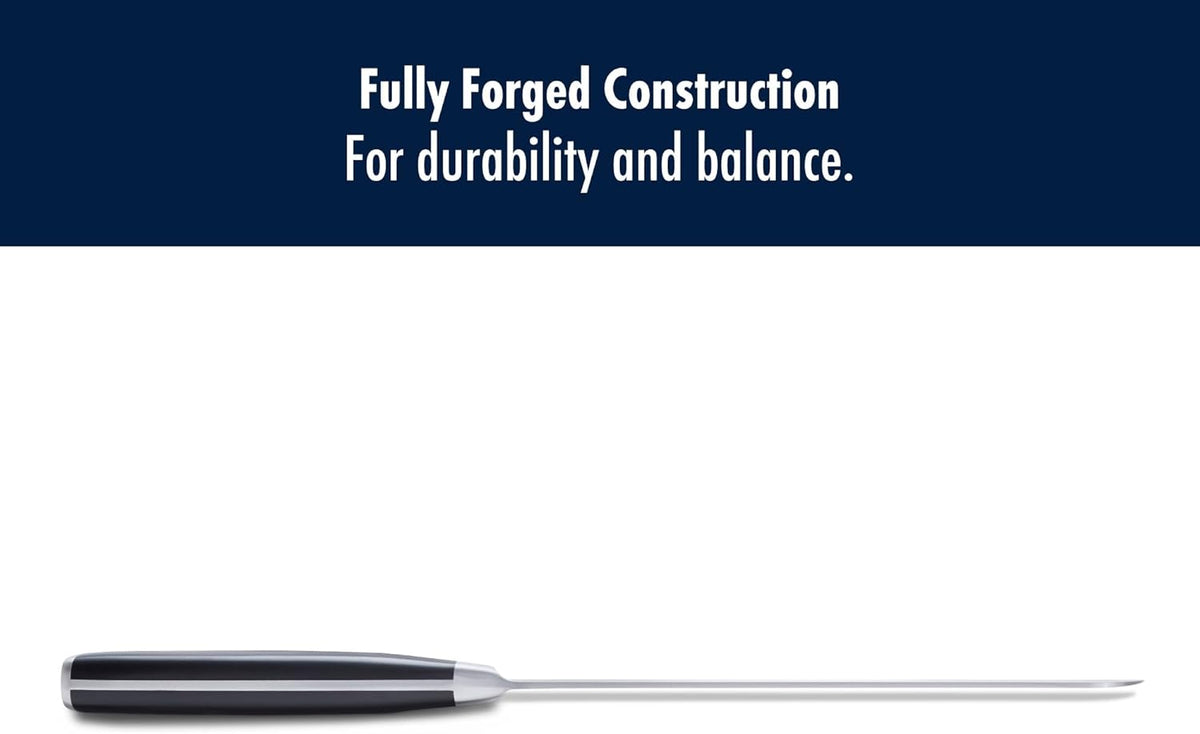 x EMERIL Lagasse The Nola Collection Razor-Sharp German 8-inch Bread Knife, Made in Company-Owned German Factory with Special Formula Steel perfected for almost 300 Years, Dishwasher Safe