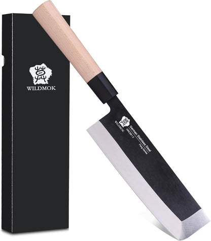 Left Handed 4pcs Knife Set GYUTO Sashimi Sushi Knife Sets for Left Handed, Fish Filleting Chef Knife for Kitchen German Steel Blade & Traditional Wooden Handle