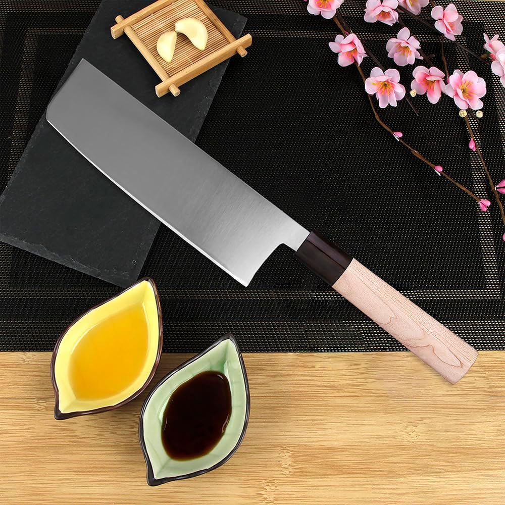 Left Handed 4pcs Knife Set GYUTO Sashimi Sushi Knife Sets for Left Handed, Fish Filleting Chef Knife for Kitchen German Steel Blade & Traditional Wooden Handle