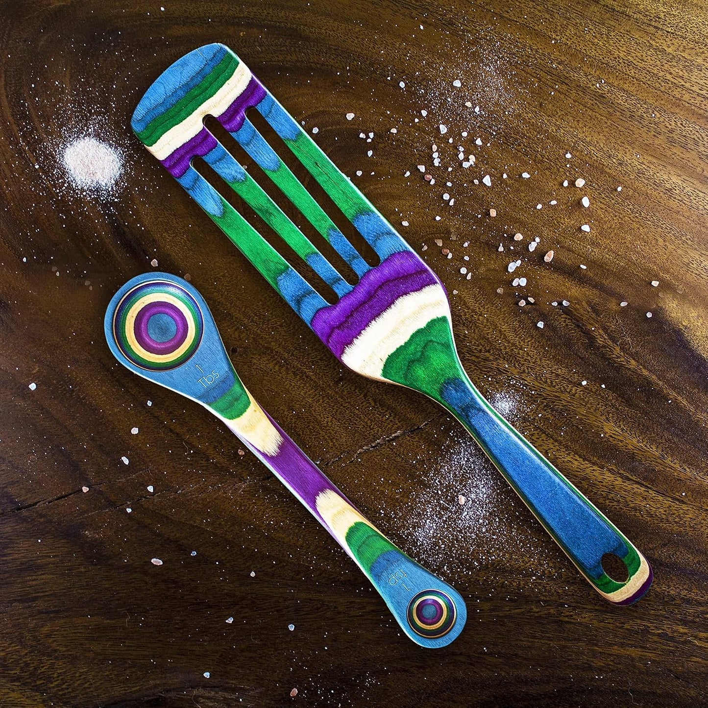 Baltique Mumbai Collection 8" Spreading Knife in Colored Birch Wood